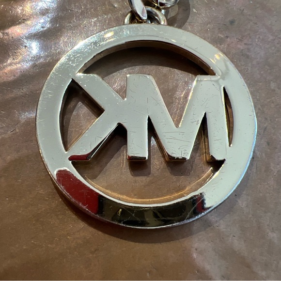 Michael Kors mk replacement bag charm hang tag 
gold tone. - Picture 3 of 5